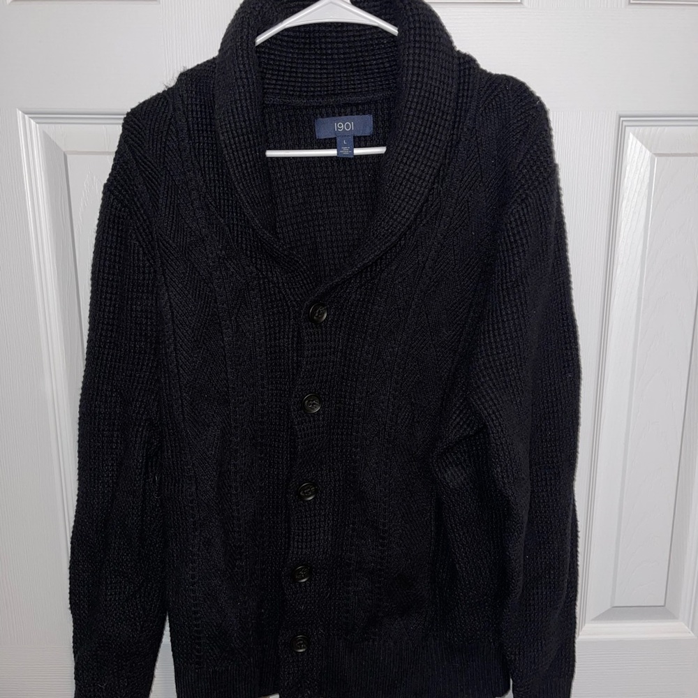 Nordstrom 1901 Men’s Black Cardigan
